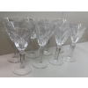 Image 2 : Collectible Waterford Crystal "Sheila Pattern' 4" Sherry Glasses (8) 