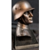 Image 5 : Bronze Nazi Soldier Bust 8.5"Tall - Heavy 