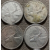 Image 3 : Canadian 25-cent Pieces 80% Silver 64.13 Grams