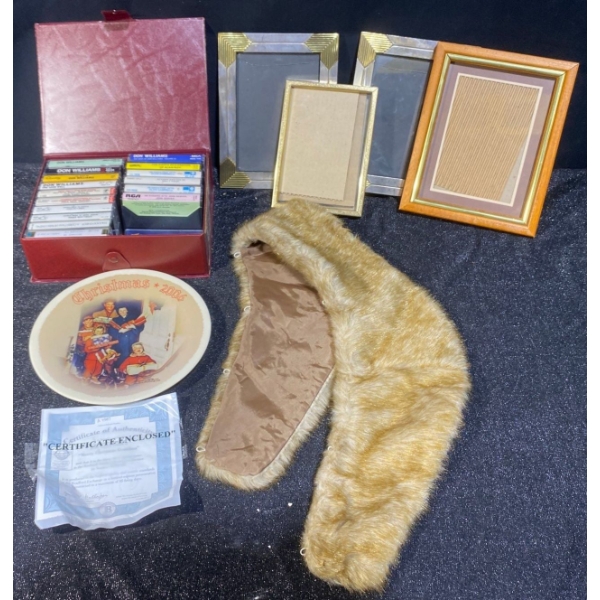 Collection of Vintage Cassettes & Picture Frames