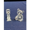 Image 1 : Swarovski Crystal Teddy Bear and Dog