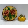 Image 1 : Chalk Fruit & Flowers, Peach Roses and Peaches 
