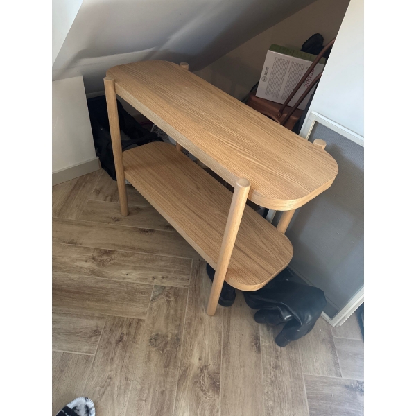 decore stand 36"l x17"w x28"h and mobile kitchen block 23"lx23wx33.5h