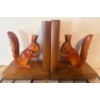 Image 3 : Companion Library Books Collection w/ Squirell Bookends & Paul Louis Guilbert's Antique Etched Art