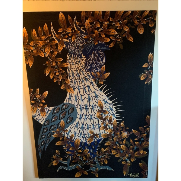 Large Peacock Art 46.5x66