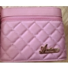 Image 4 : Pink Faux Leather Storage Box- Largest w/ Flowers on Front 9 W, 7 D, 8 T