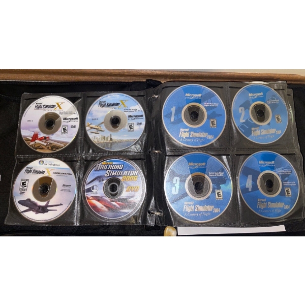 Software Essentials w/ Assorted PC Game Disks 