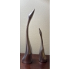 Hoselton Aluminum Art Sculptures, Made in Canada - Pair of Tall Birds (Largest 10T) 