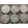Image 2 : Canadian 25-cent Pieces 80% Silver 64.13 Grams