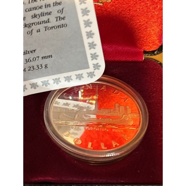 1984 $1 Toronto Sesquicentennial - Silver Dollar B.U.