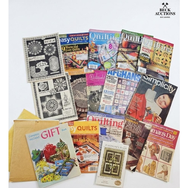 Vintage Crafting Magazines And Booklets Of 70s And 80s. 