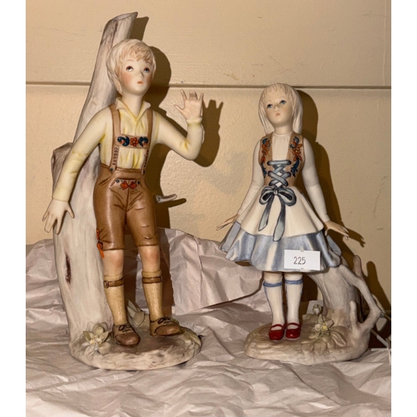 Cybis Hansel 9 T and Gretel 7 T Figurines 