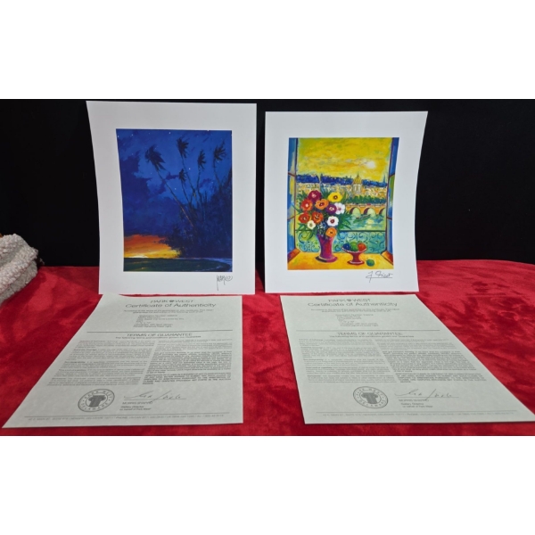 Marko Mavrovich - How Sweet it is be Loved by You 11.5"x10" & Jean-Claude Picot - La Fenetre Ouverte