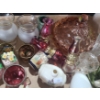 Image 8 :  Pink Dish 6" Diameter, Oil Lamp Minis 4.5 T, Carnival Bowl 9" Diameter, Oil Lamp 10 T and More!
