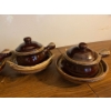 Image 3 : Set of Ceramic Soup Bowls with Matching Plates 