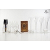 Image 2 : Tall Champagne Flutes And Mixed Wine Glasses,  Metal Box Of Vintage 1978, And More.