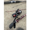 Image 3 : Three Functional Fishing Rods- w/ Bucket Seat & Net ++ Tackle Boxes(No Tackle Inside) Silstar ET35, 