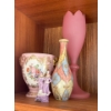 Image 1 : Rose Vintage Vaas Large Tulip Style Chalice w/ Victorian Porcelain & More