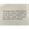 Image 3 : 1982 Canadian Regina Centennial Silver Dollar With Certificate of Authenticity