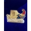 Image 2 : 1992 Visa Olympic Games Pin Set Featuring Albertville Winter Olympics Mascot