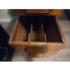 Image 8 : Lovely Vintage Desk w/ Roll Top, No Key (CONTENTS NOT INCLUDED) - 50W, 32D, 49T 