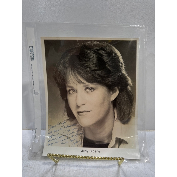 Signed Headshot of Judy Sloane