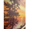 Image 2 :  Rose Leonard 'Somewhere a Sunset' Oil on Canvas , 43x24.5
