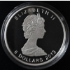 Image 2 : 2013 $5 Silver Maple Leaf 25th Anniversary - 99.9% Fine Silver Coin with Gold Plating 