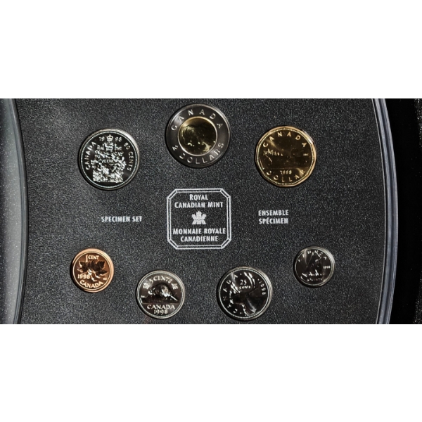 1998 RCM 7-Coin Specimen Set - Base Metal