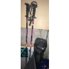 Image 4 : Outdoor & Camping Supply Walking Sticks, Sleeping Bag, Chairs, Tin Foil, Thermos Cooler, Hardwood Ch