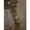 Image 4 : Lisheng Quartz Clock & Pedestal - Clock Has Damage - Pillar Excellent Heavy 54T