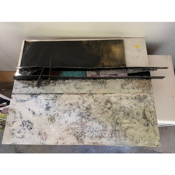 Joanna Drummond Oil On Board Abstract 30 x 24