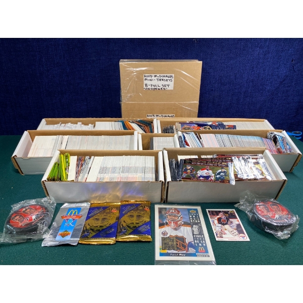 Hockey Cards form Various Company's and Mini Jerseys