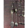 Image 5 : Silver-Plated and Non SP  Souvenir Spoons, Serving Pieces, Napkin Rings, and Flatware Lot