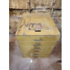 Image 2 : Brass Stencil Set In Stacking Storage Drawers 24 W, 30 D, 30 T 
