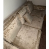 Image 3 : Retro Crushed Velvet 3 Seat Sofa 80x32x30