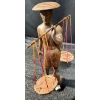 Image 1 : Hand Carved Wooden Folk Figure 