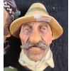 Image 5 : Bossons Chalk Ware Including: Old Timer w/ Hat and Pipe