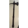 Image 1 : Tabar Cast Iron War Axe - Ethnographic Arms - Ottoman Style Heavy 