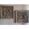 Image 2 : "God Bless Our Home" Wall Candle Hurricane 7 W, 6 D, 19 T and 2 X Bird Plaques 15 x 15