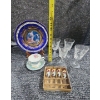 Image 14 : Decorative Plate,  Crystal Stemmed Glasses, Royal Albert “Enchantment” Teacup & Saucer And More.