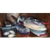 Image 1 : Serving Platters and Trays Including: Largest Metal Tray 17 Long