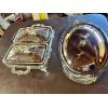 Image 1 :  2 Silver Plated Serving Dishes  vintage Queen Anne silverplated double casserole dish set & More