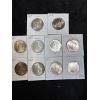 Image 1 : 10 1967 50 cent Canadian .800 silver 116.6g