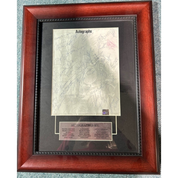 Autographed Picture of Hockey Players