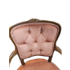 Image 4 : Two An Elegant Antique Chair that features Pink Upholstery along with Beautiful