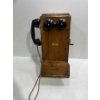Image 1 : Antique Northern Electric Wall Mount Wind-Up Handset Telephone