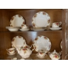 Image 4 : Royal Albert old Country Rose 8 place set large plates bread and butter plates soup bowls tea cup an