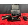 Image 1 : Antique Singer Portable  Sewing Machine with Case and Foot Pedal - AG620741