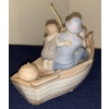 Image 4 : LLADRO Style Porcelain Fishing Figurine - 8W, 3.5D, 5T